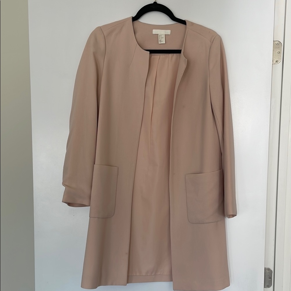 Light pink “blazer coat”